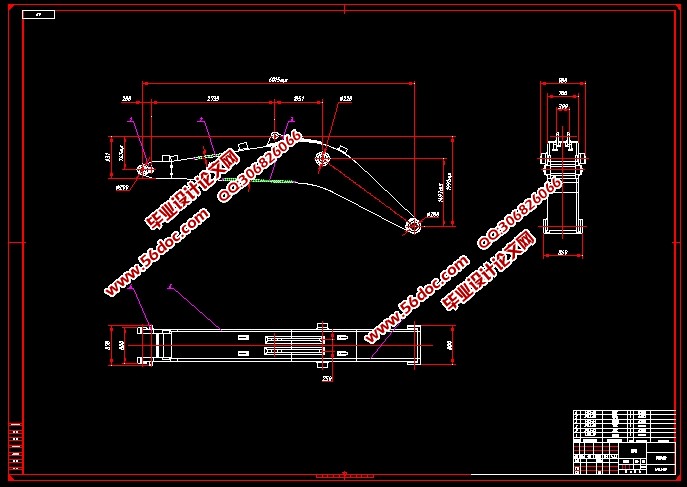 挖掘机动臂焊接工艺分析(含CAD图,SolidWorks,IGS三维图)