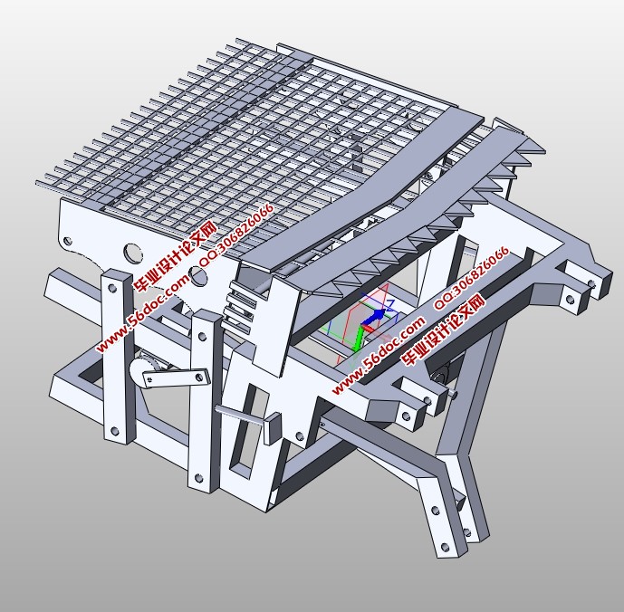 麦冬收割机的设计(含CAD图,SolidWorks,IGS三维图)