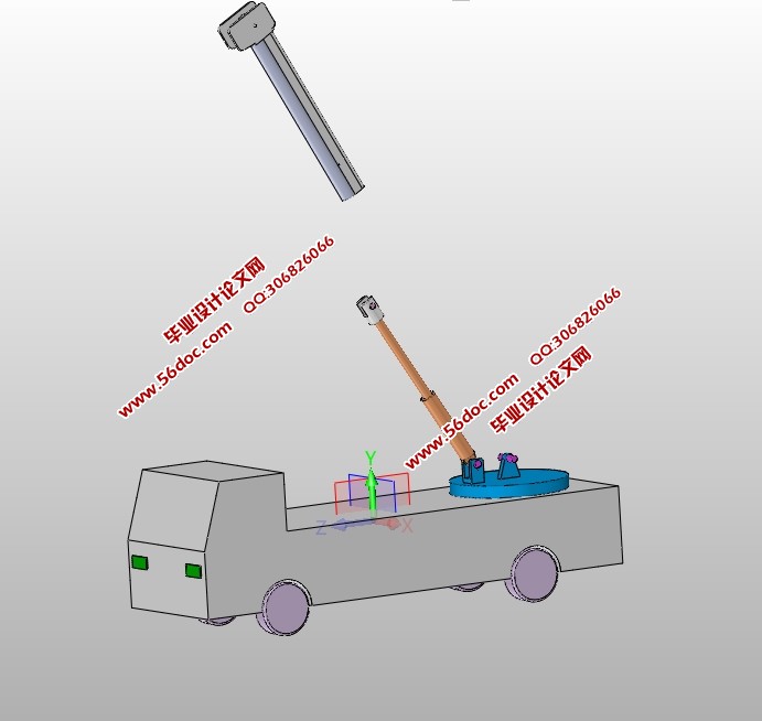 2吨移动吊车结构设计(含CAD图,SolidWorks三维图)