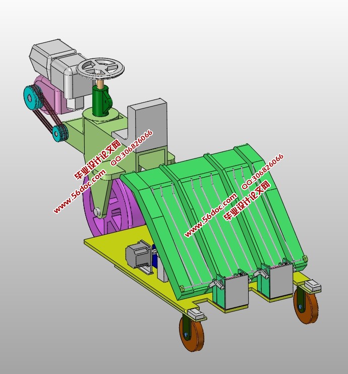 水稻插秧机的设计(含CAD图,SolidWorks三维图)
