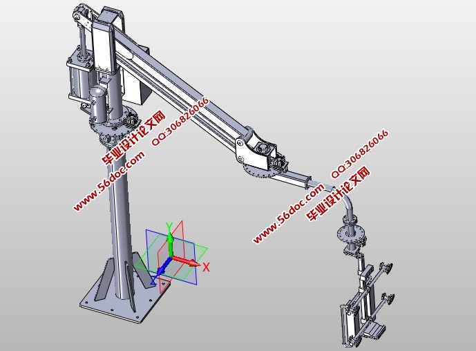 轿车车门装配机械手的设计(含CAD图,SolidWorks,STEP三维图)