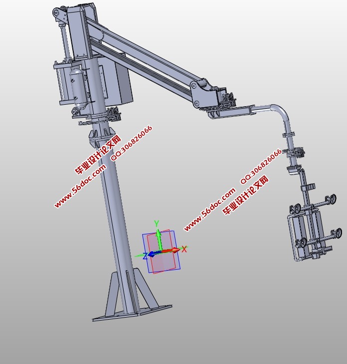 轿车车门装配机械手的设计(含CAD图,SolidWorks,STEP三维图)