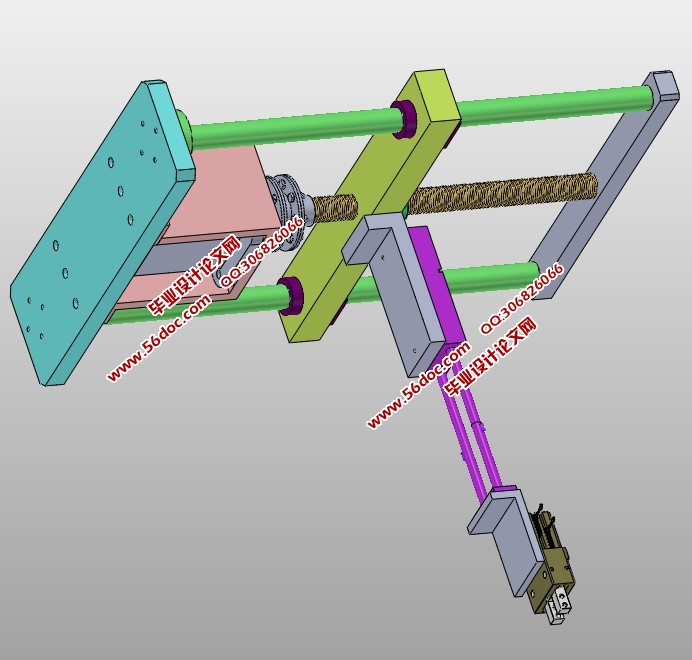 基于PLC物料拾取装置的设计(含CAD图,SolidWorks三维图)