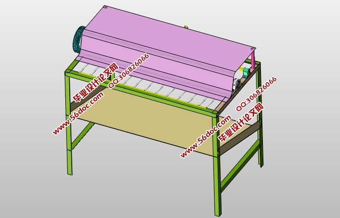 向日葵脱粒机设计(含CAD图,SolidWorks,STEP三维图)