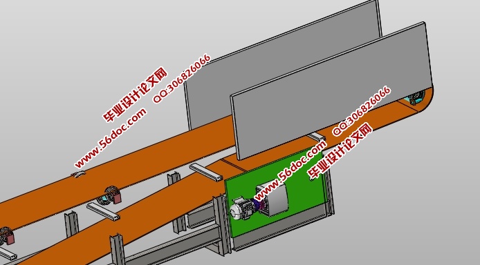 移动带式输送机设计(含CAD零件装配图,SolidWorks三维图)