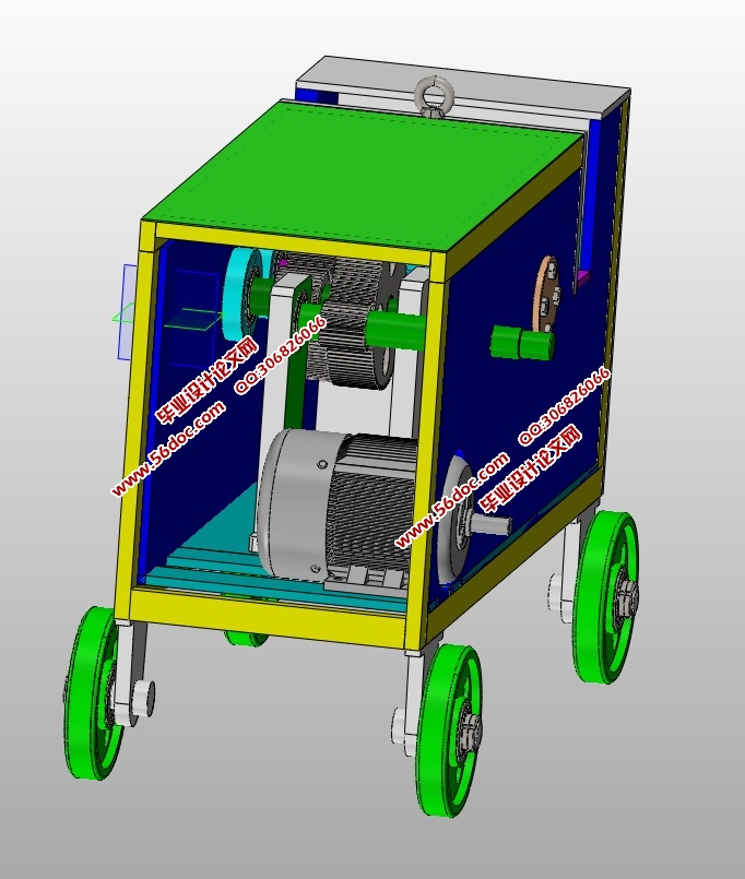 钢筋下料机的设计(含CAD零件装配图,SolidWorks三维图)