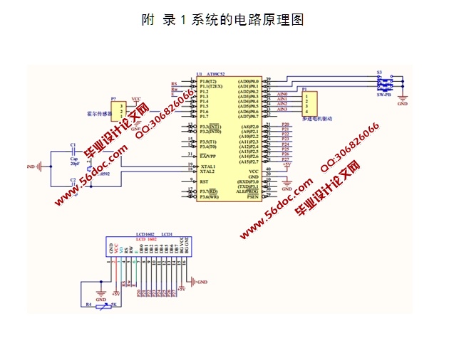 基于单片机的车载数字仪表的设计(含电路原理图,程序)